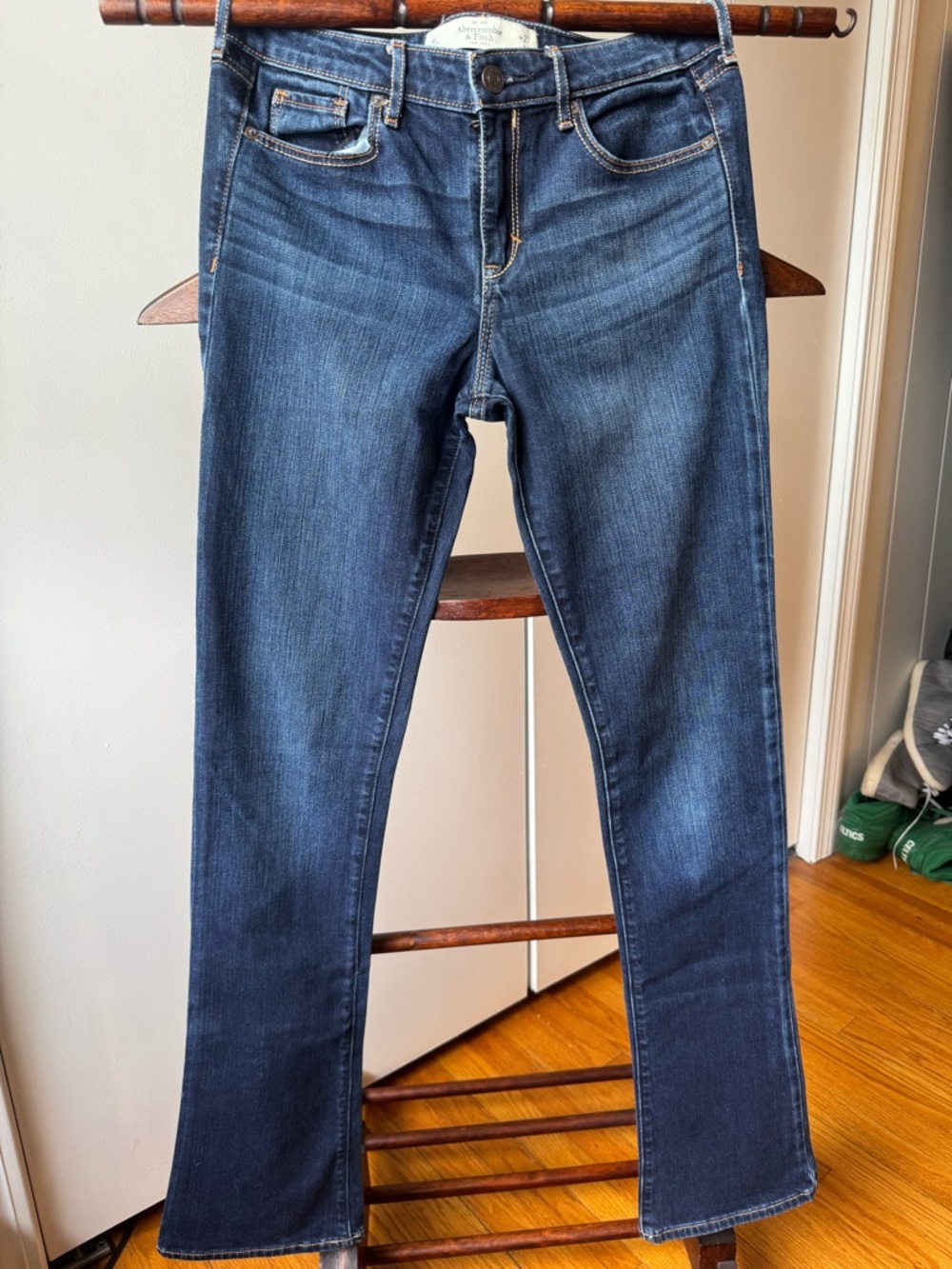 Abercrombie & Fitch Skinny Boot Jeans 4L | Tall W27 L35 Dark Wash